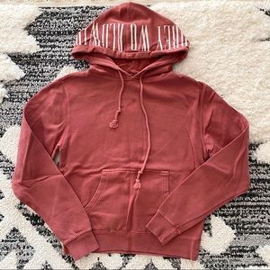 Obey Worldwide Maroon Hoodie Sweatshirt
